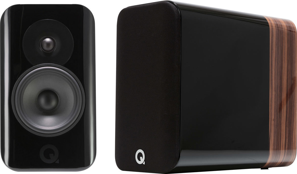 Enceintes compactes Q Acoustics Concept 300 Noir & Noyer