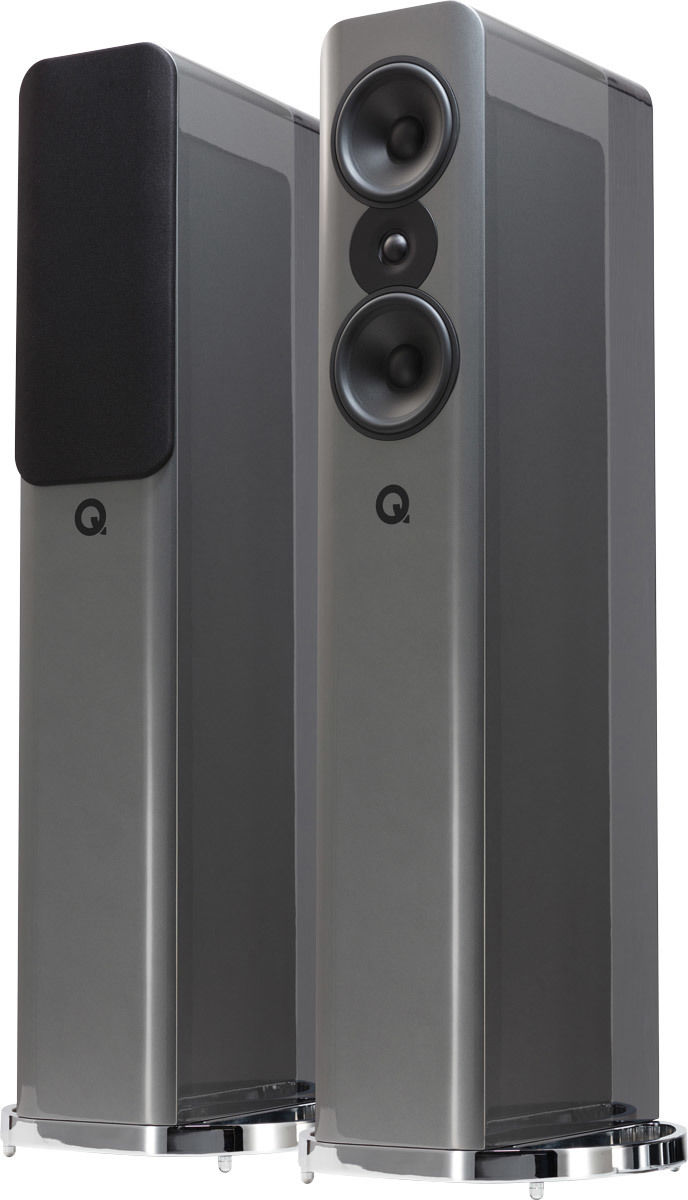 Enceintes colonne Q Acoustics Concept 500 Silver & Ébène