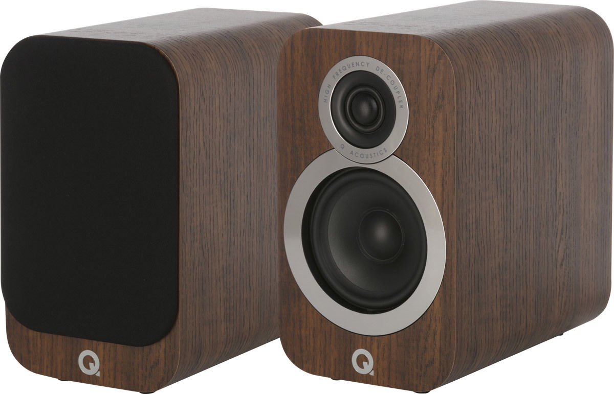 Enceintes compactes Q Acoustics 3010i Noyer
