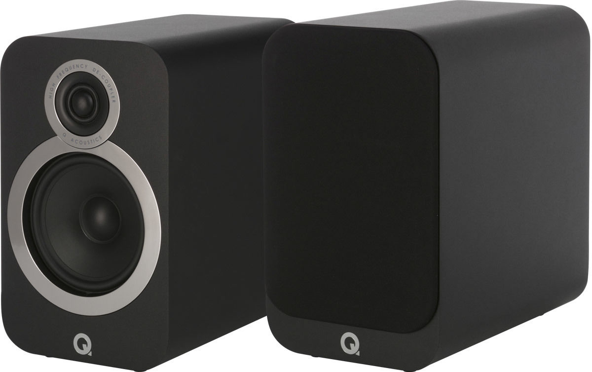 Enceintes compactes Q Acoustics 3020i Noir mat