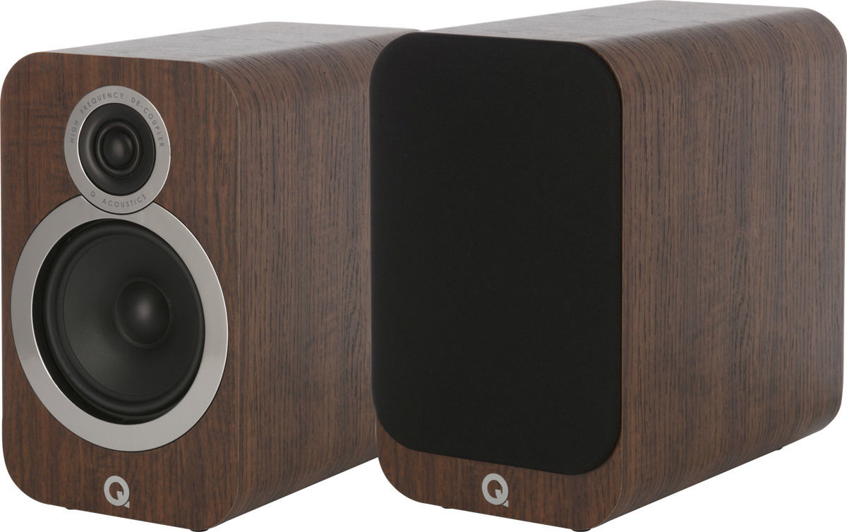 Enceintes compactes Q Acoustics 3020i Noyer