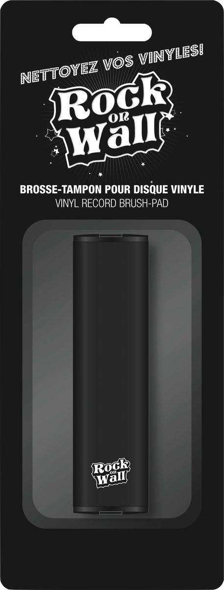 Entretien vinyle Rock on wall Brosse Tampon