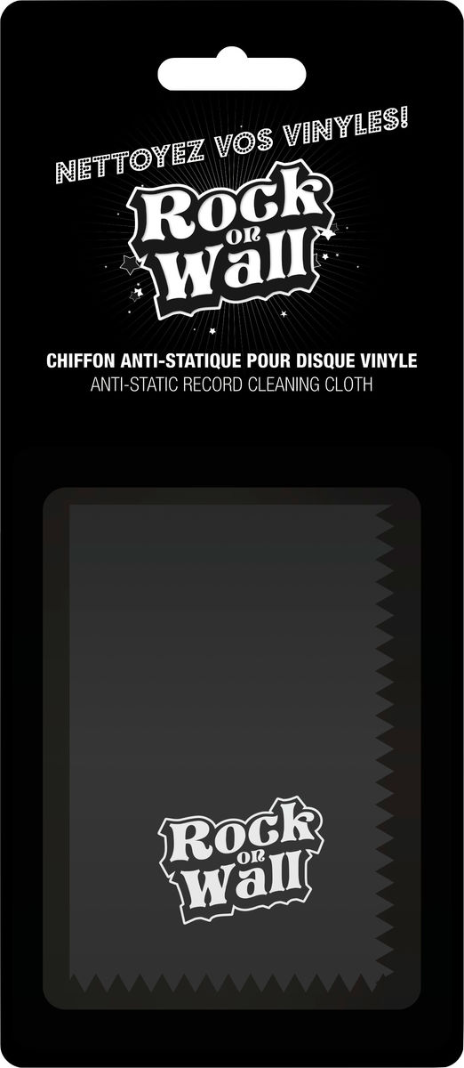 Entretien vinyle Rock on wall Chiffon anti-statique