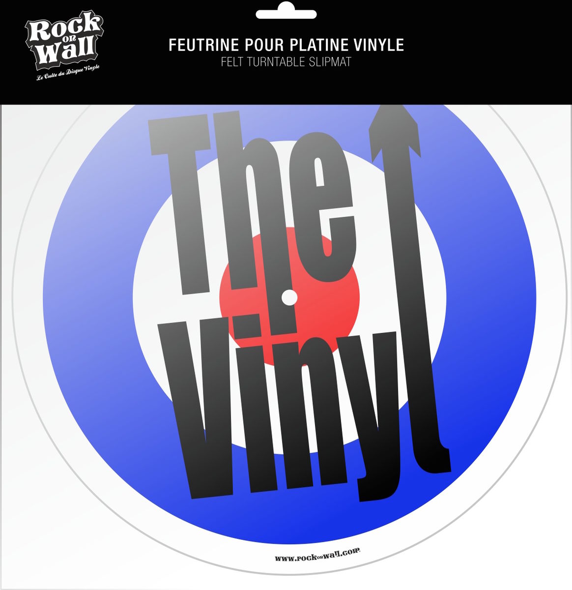 Plateaux et couvres-plateaux Rock on wall Feutrine The Vinyl