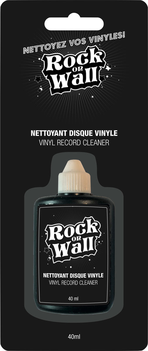 Entretien vinyle Rock on wall Nettoyant 40 ml Disque Vinyle