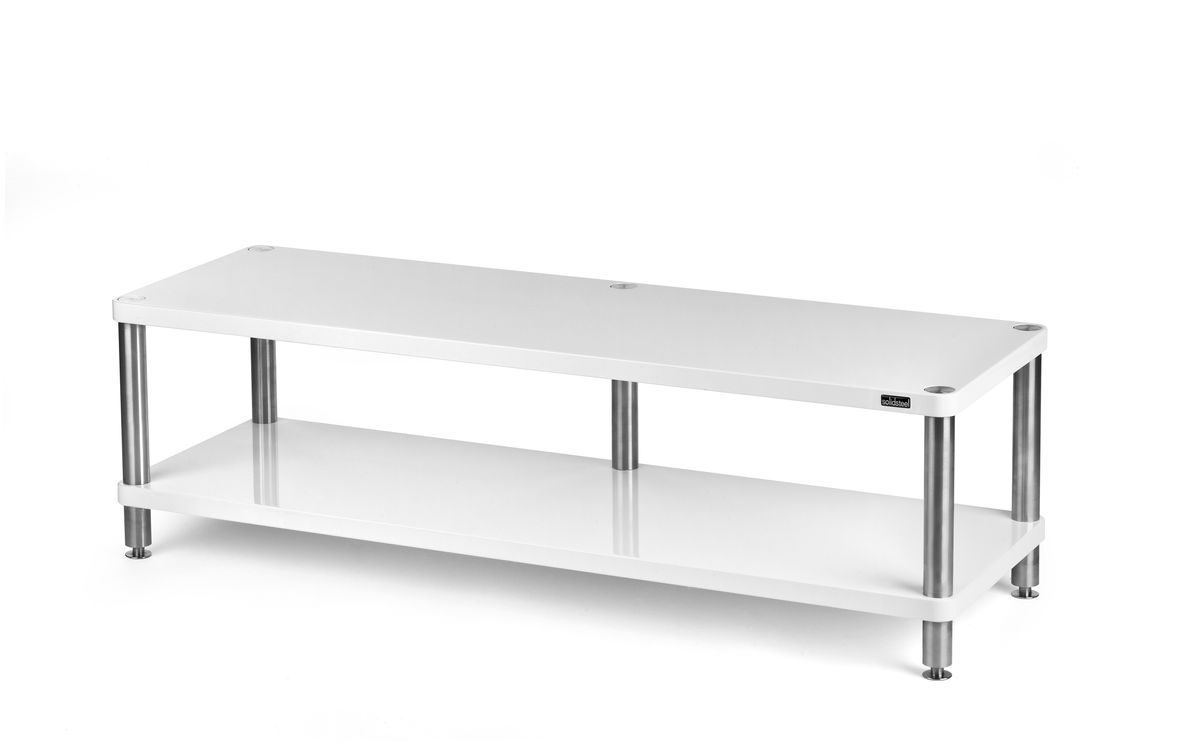 Meubles TV-Vidéo Solidsteel HW-2L Blanc laqué