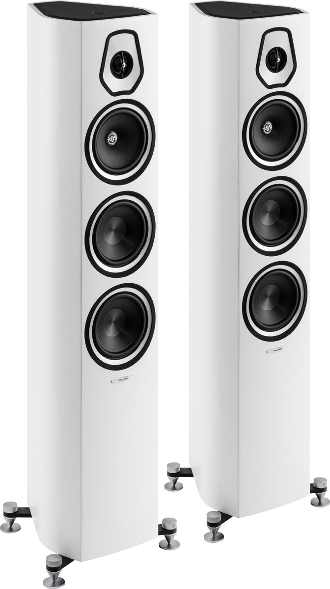 Enceintes colonne Sonus Faber Sonetto III Blanc