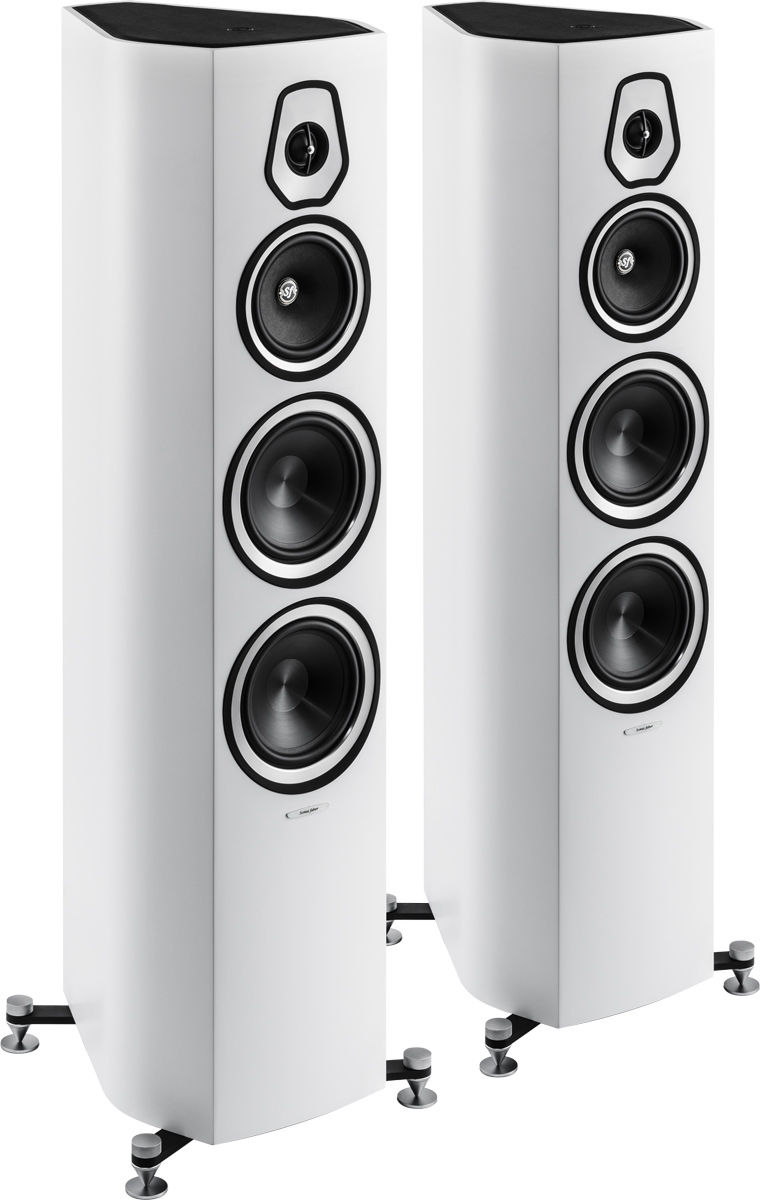 Enceintes colonne Sonus Faber Sonetto V Blanc