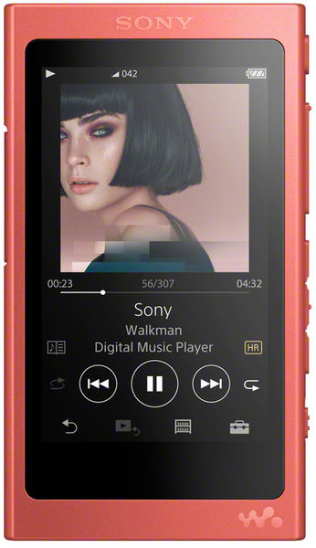 Baladeurs audiophiles Sony NW-A45 Rouge