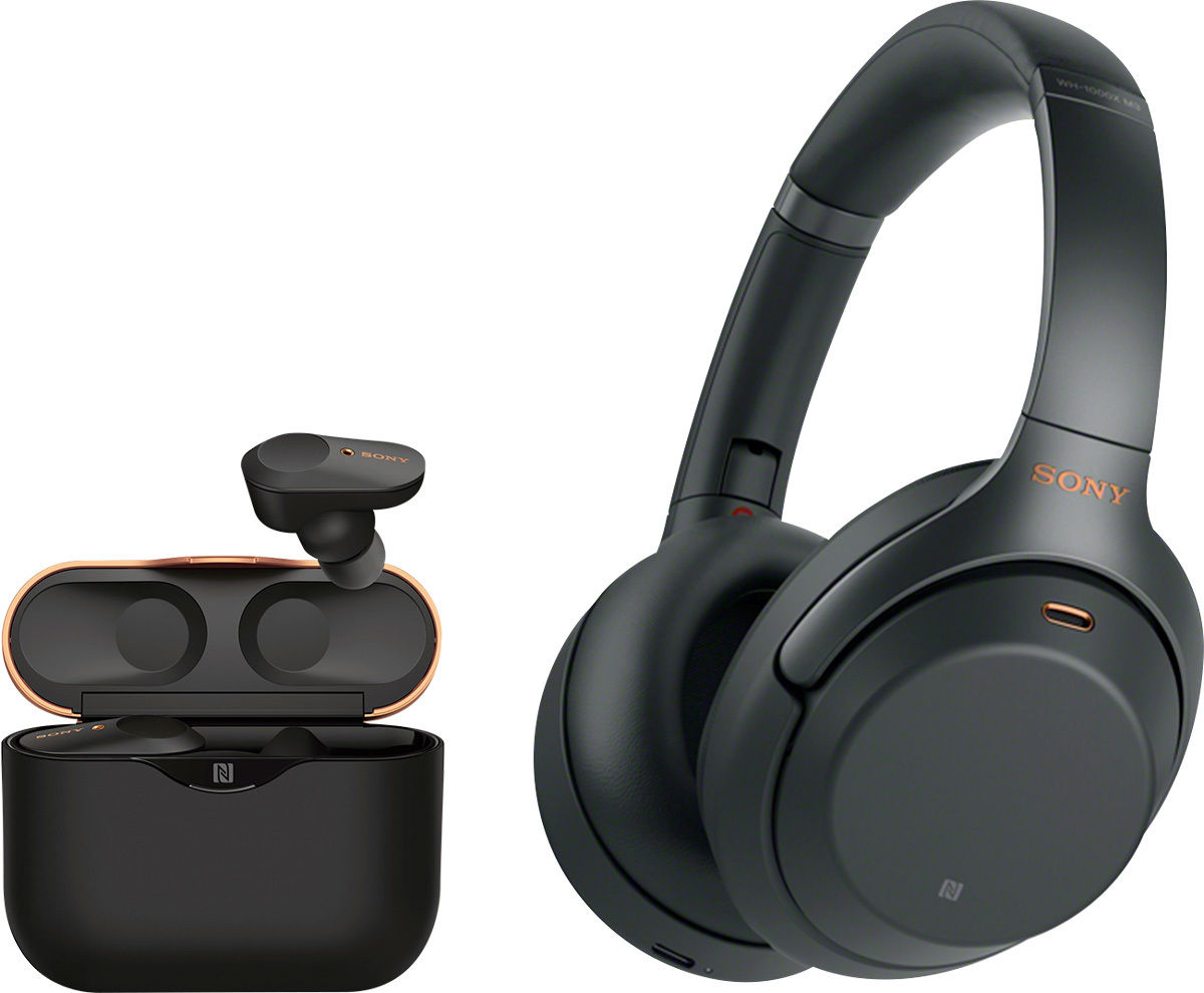 Connexion Bluetooth Casque Sony Wh 1000xm3 Sony WH-1000XM3 Noir + WF-1000XM3 Noir - Casques Bluetooth