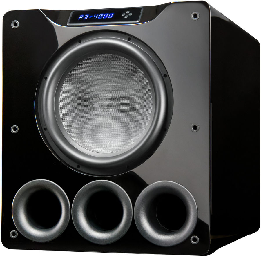 Caissons de basses SVS PB-4000 Noir laqué
