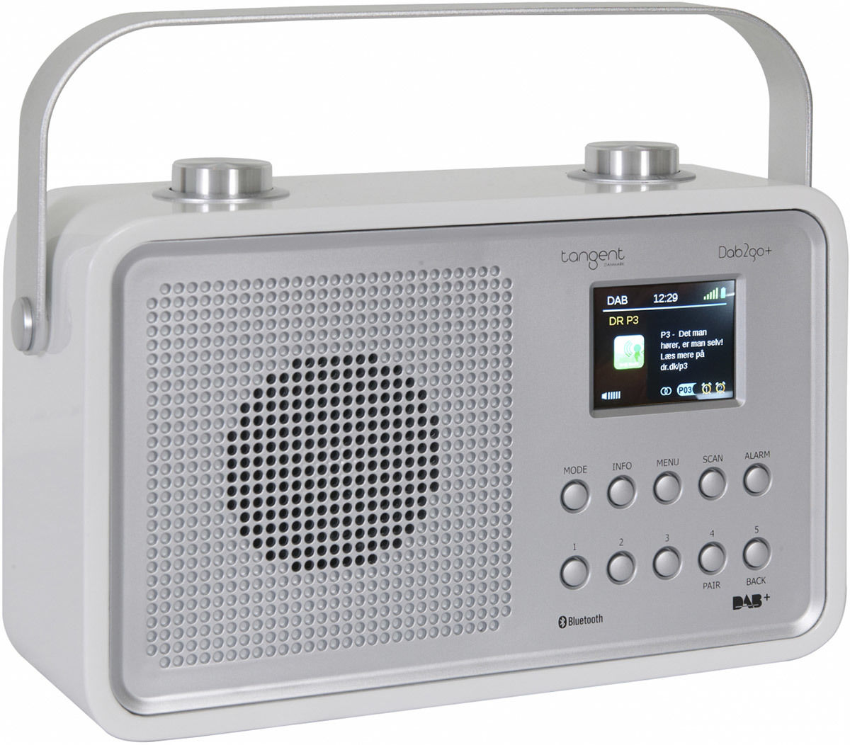 Radios portables Tangent DAB 2Go+ BT Blanc