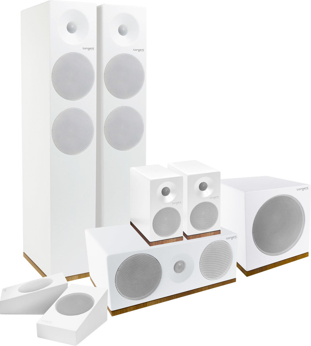 Packs d'enceintes grand spectacle Tangent Spectrum X6 HC Atmos 5.1.2 Blanc