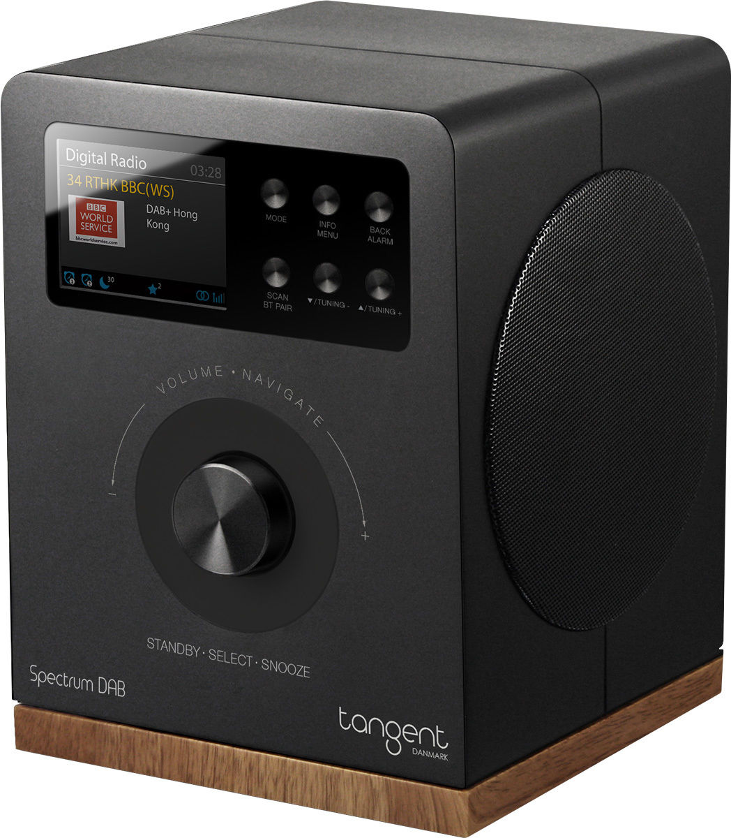 Radio-réveil Tangent Spectrum BT/DAB Noir