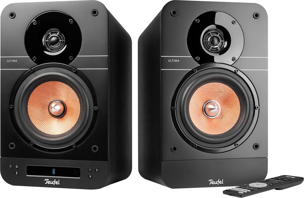 Teufel Effekt 2 – Paire Enceintes Surround Actives Sans Fil Arrière, Son 2 Voies Puissant, Compatible Cinebar & Ultima