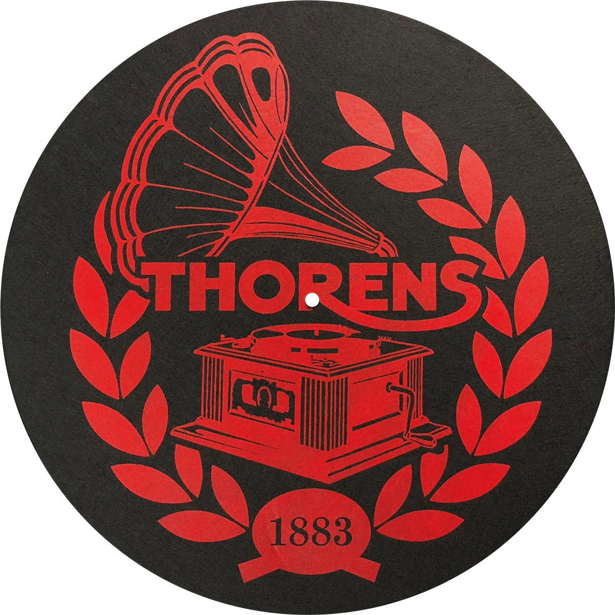 Plateaux et couvres-plateaux Thorens Feutrine 1883 Noir et Rouge