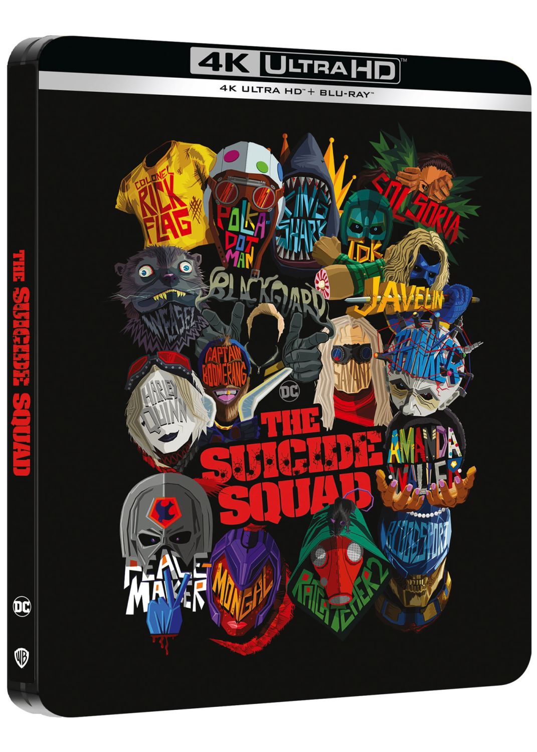 スーサイド・スクワッド スチールブック 4K UHD + Blu-ray Amazon.co