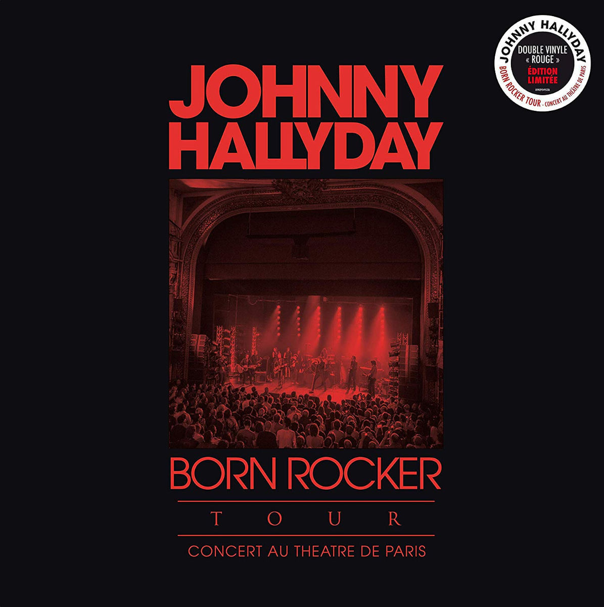 Disques vinyle Rock Pop Warner Music Johnny Hallyday (2 LP) Born Rocker Tour - Théâtre de Paris