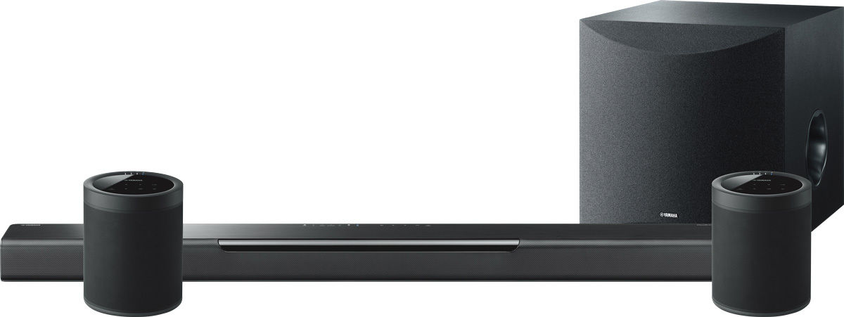 Home-cinéma sans fil Yamaha MusicCast BAR 40 + NS-SW100 + MusicCast 20 Noir
