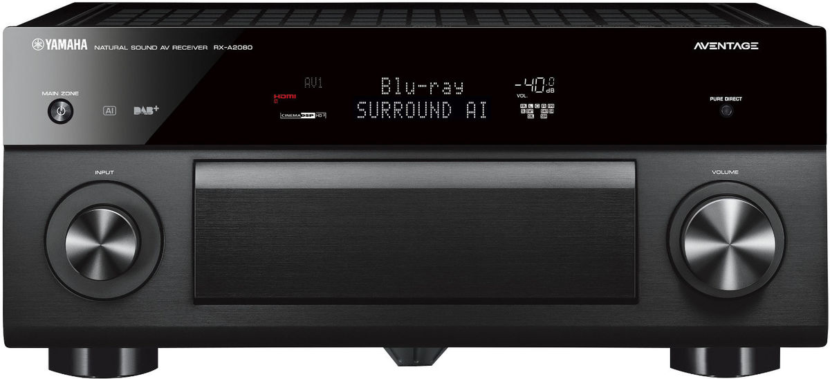 Amplis home-cinéma Yamaha MusicCast RX-A2080 Noir