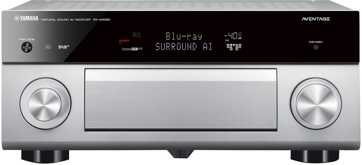 Amplis home-cinéma Yamaha MusicCast RX-A2080 Titane