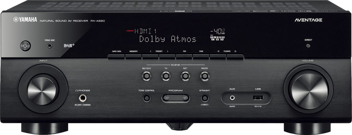 Amplis home-cinéma Yamaha MusicCast RX-A680 Noir