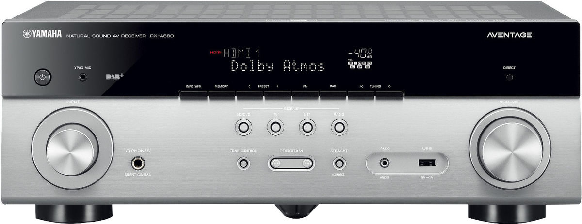 Amplis home-cinéma Yamaha MusicCast RX-A680 Titane
