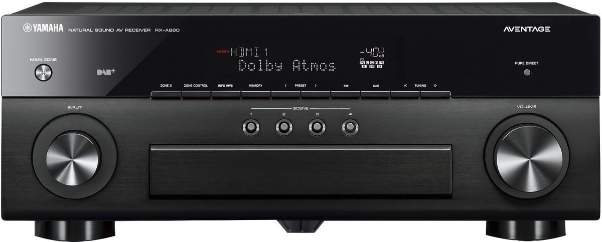 Amplis home-cinéma Yamaha MusicCast RX-A880 Noir