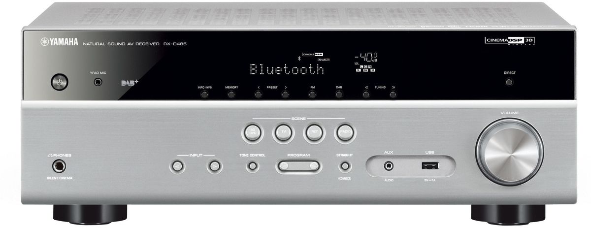 Amplis home-cinéma Yamaha MusicCast RX-D485 Titane