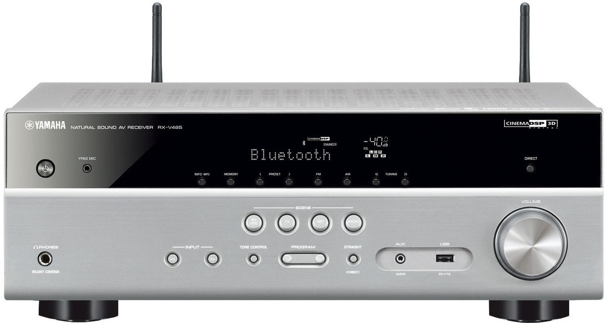 Amplis home-cinéma Yamaha MusicCast RX-V485 Titane