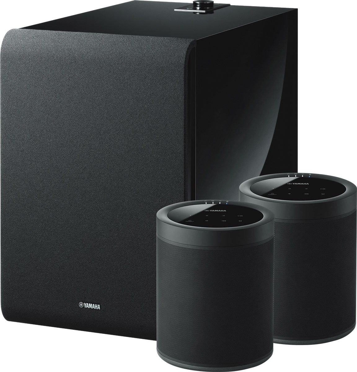 Systèmes hi-fi multiroom Yamaha MusicCast 20 (la paire) + SUB 100 Noir