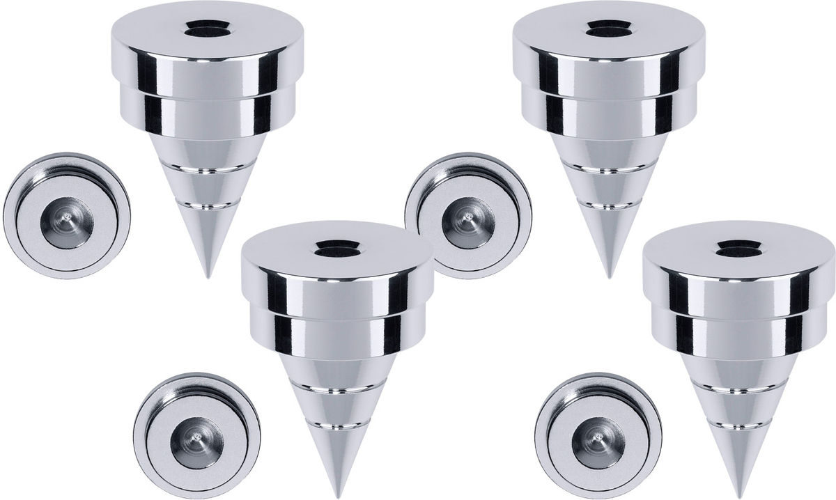 Accessoires enceintes Oehlbach S2000 Chrome (lot de 4)