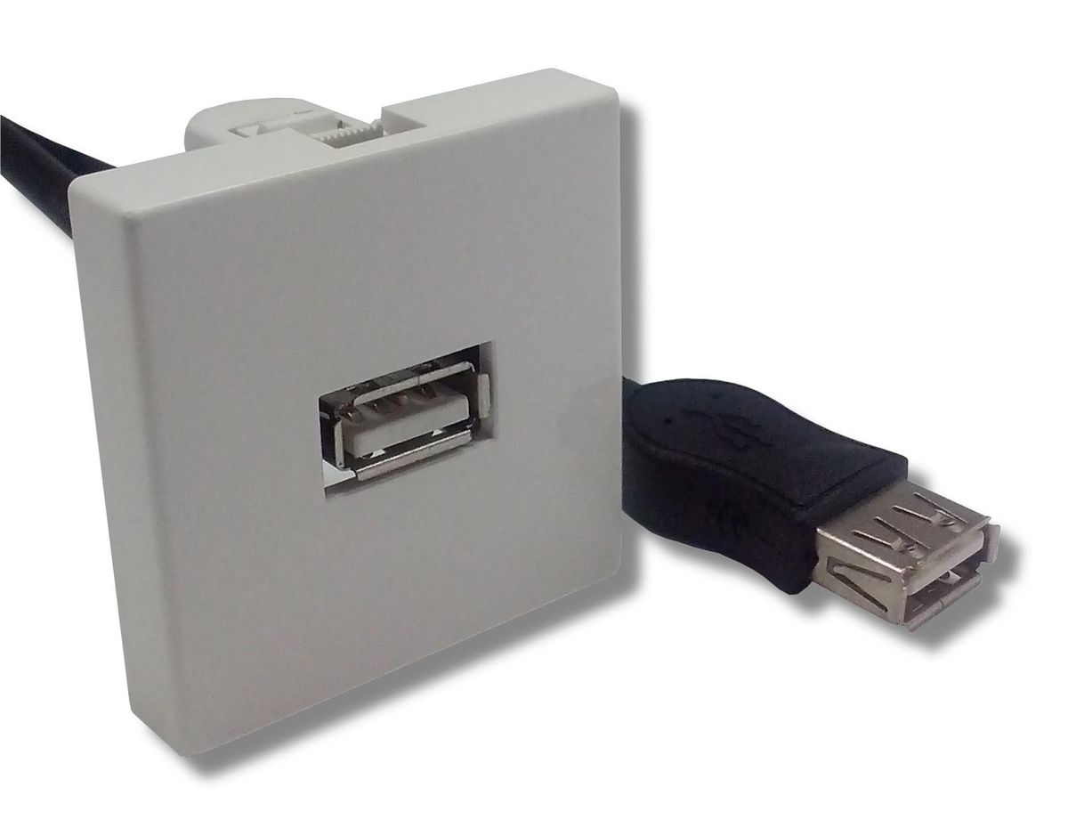 Prises murales SVD Pro Plastron USB femelle