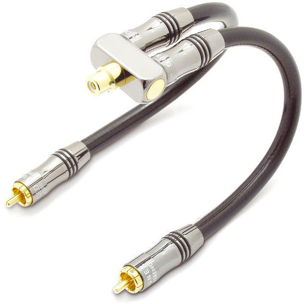 Adaptateurs audio QED Adaptateur Y pour caisson de grave