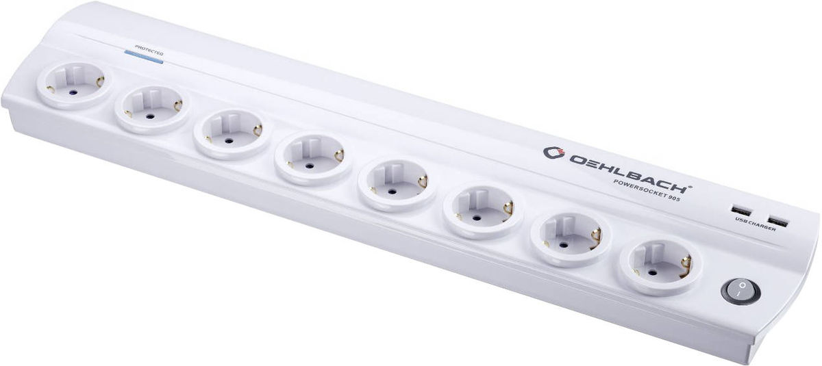 Conditionneurs secteur Oehlbach Power Socket 905 Blanc