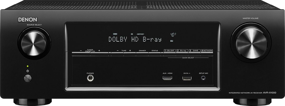 DENON AVアンプ AVR- X1000 AVR-X1000 Noir (Import Allemagne) : Amazon.fr: High-Tech