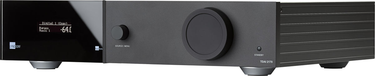Amplis hi-fi stéréo Lyngdorf TDAI-2170 avec carte HDMI 4K, DAC USB et Analog HE