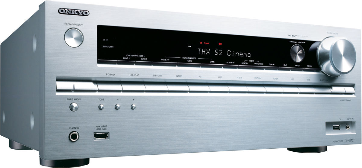 Onkyo TX-NR737 Silver - Amplis home-cinéma sur Son-Vidéo.com