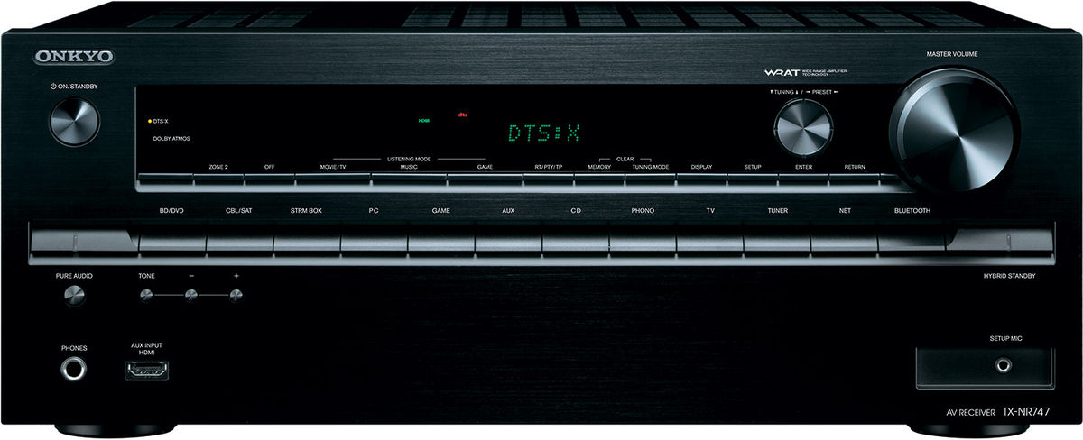 Onkyo TX-NR747 Noir - Amplis home-cinéma sur Son-Vidéo.com