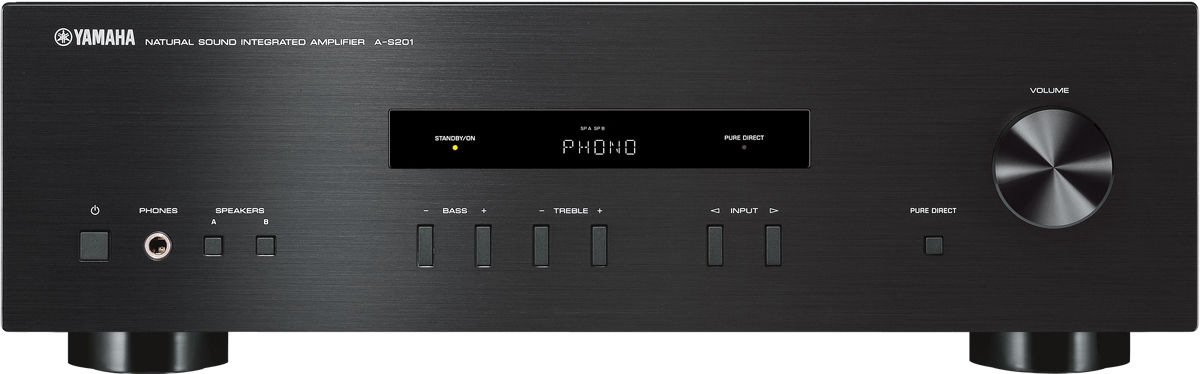 Amplis hi-fi stéréo Yamaha A-S201 Noir