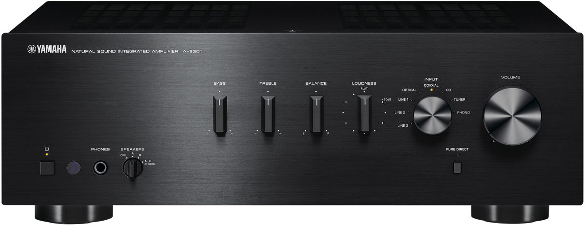 Amplis hi-fi stéréo Yamaha A-S301 Noir