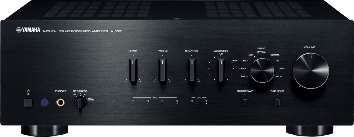 Amplis hi-fi stéréo Yamaha A-S801 Noir