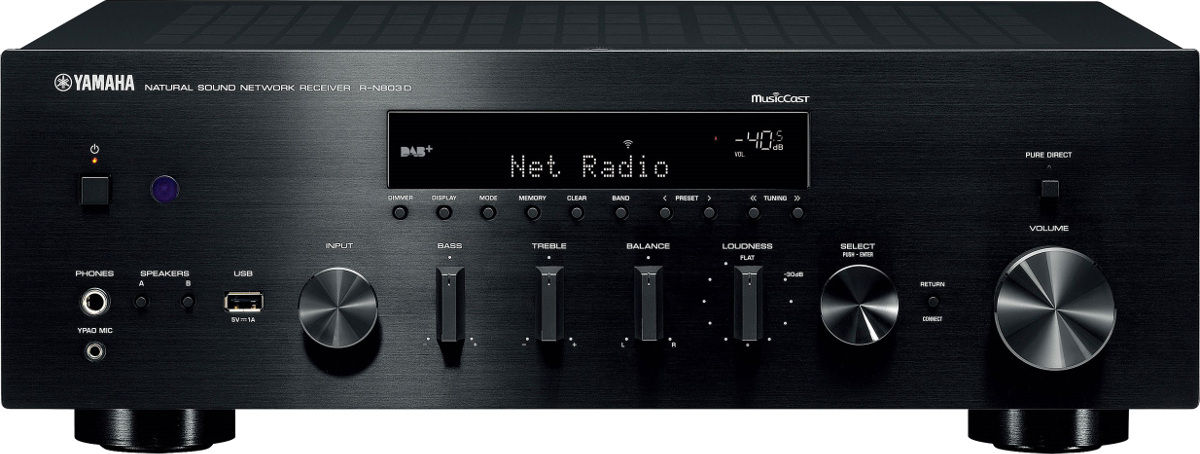 Amplis connectés Yamaha MusicCast R-N803D Noir