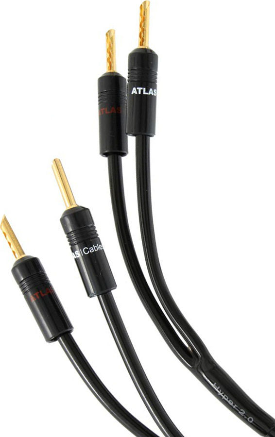 Câbles d'enceintes montés Atlas Hyper 2.0 Bananes (2 x 3 m)