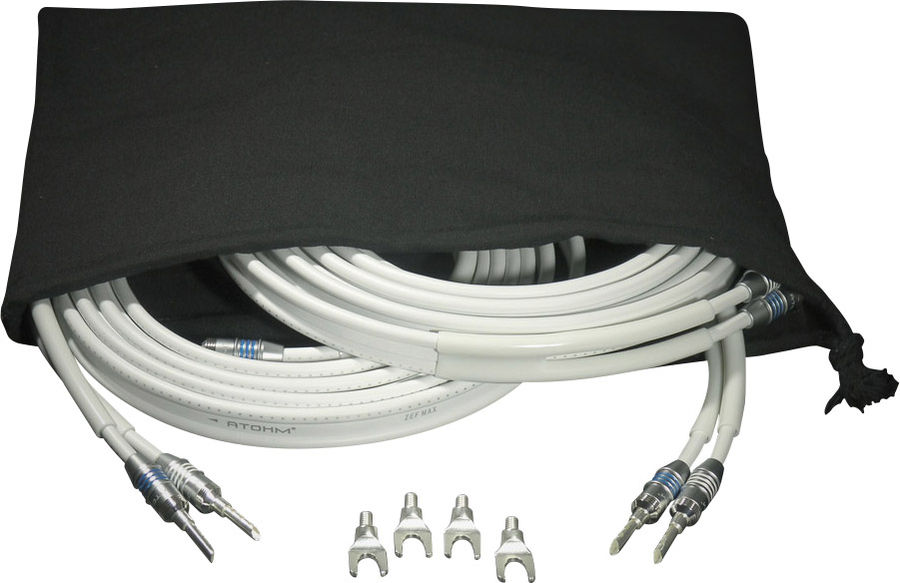 Câbles d'enceintes montés Atohm ZEF Max (2 x 3 m)