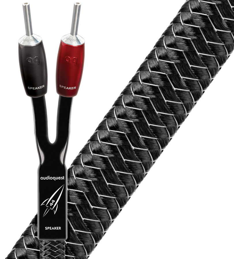 Câbles d'enceintes montés Audioquest Rocket 44 Bananes (2x5 m)