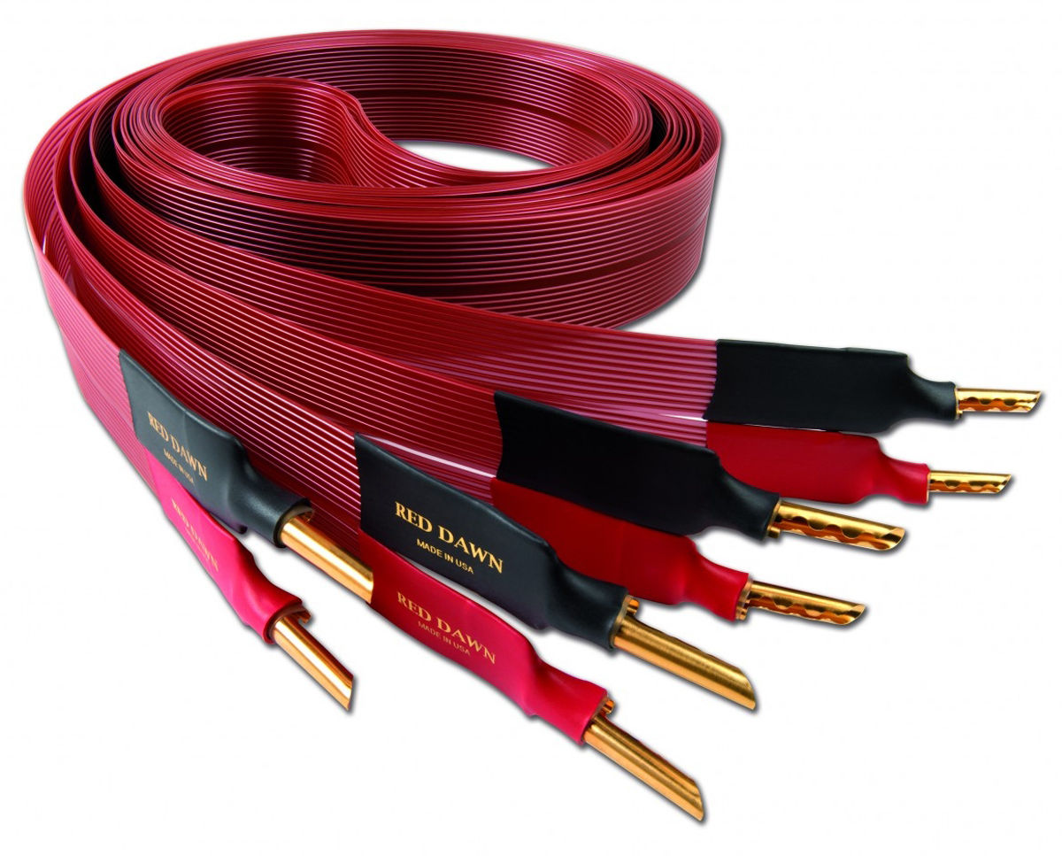 Câbles d'enceintes montés Nordost LS Red Dawn Bananes (3 m)