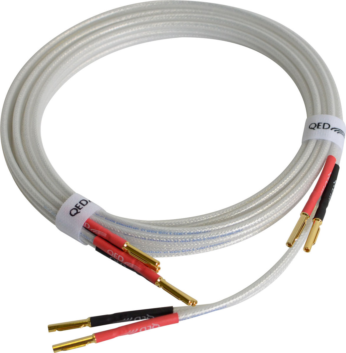 Câbles d'enceintes montés QED Reference Silver Anniversary XT (2 x 3 m)