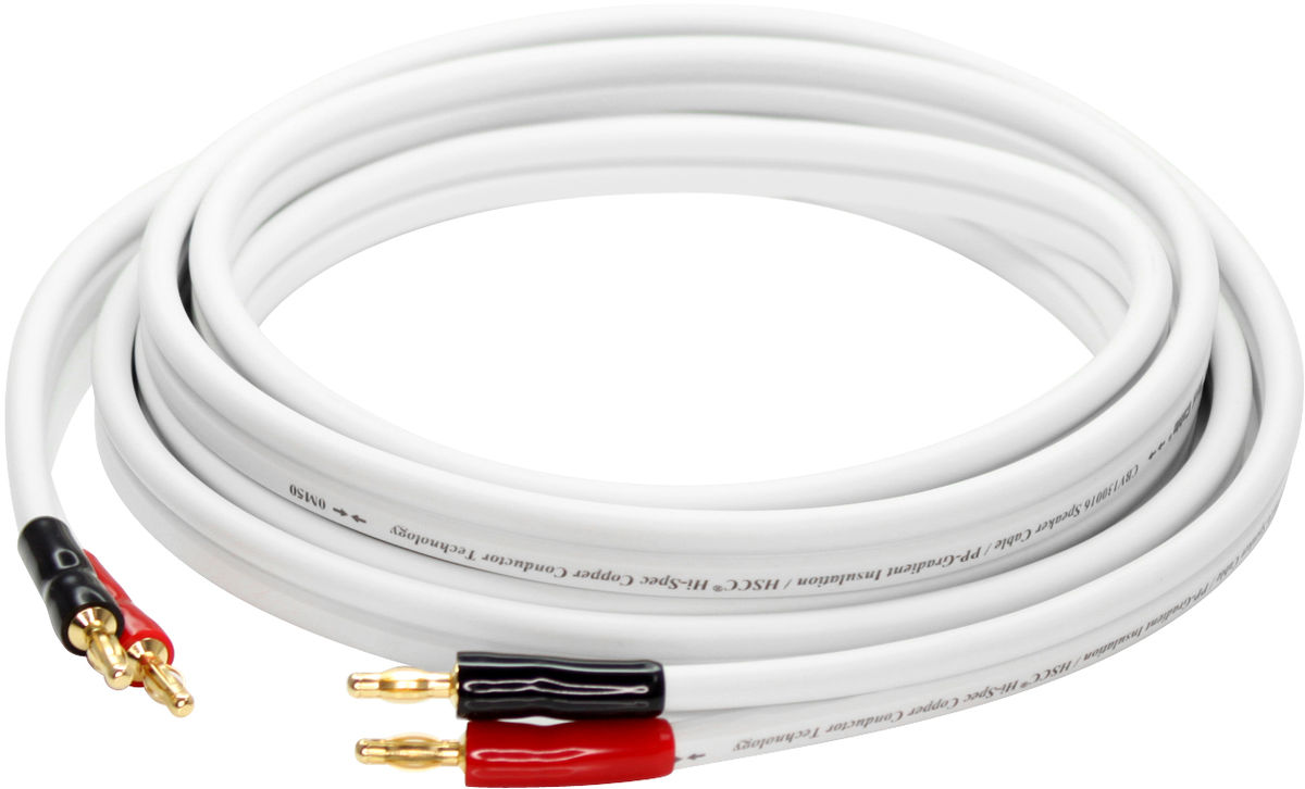 Câbles d'enceintes montés Real Cable CBV130016 (2 x 3 m)