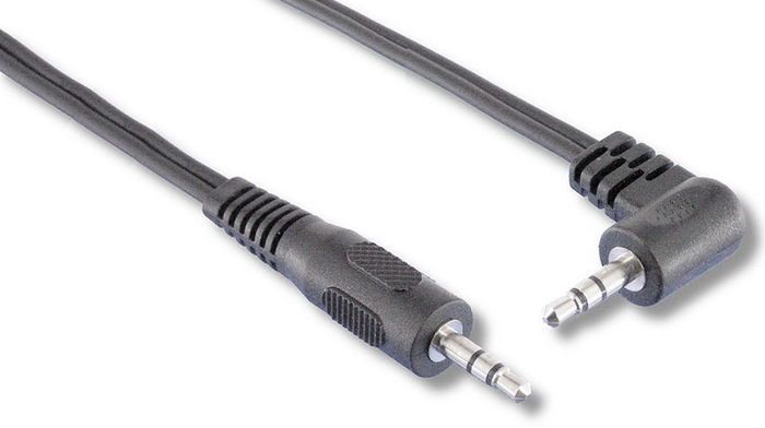 Câbles jack/mini-jack SVD Pro Mini-jack 3,5 mm coudé stéréo mâle / mâle (2,5 m)